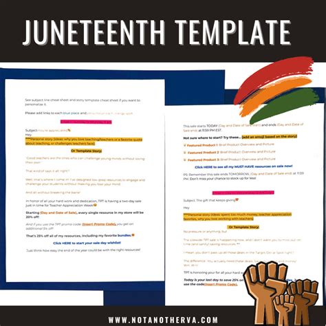 Juneteenth Email Template